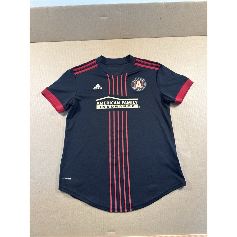 Atlanta United FC Jersey Adidas Aero Ready Size Medium Sponsor American Family